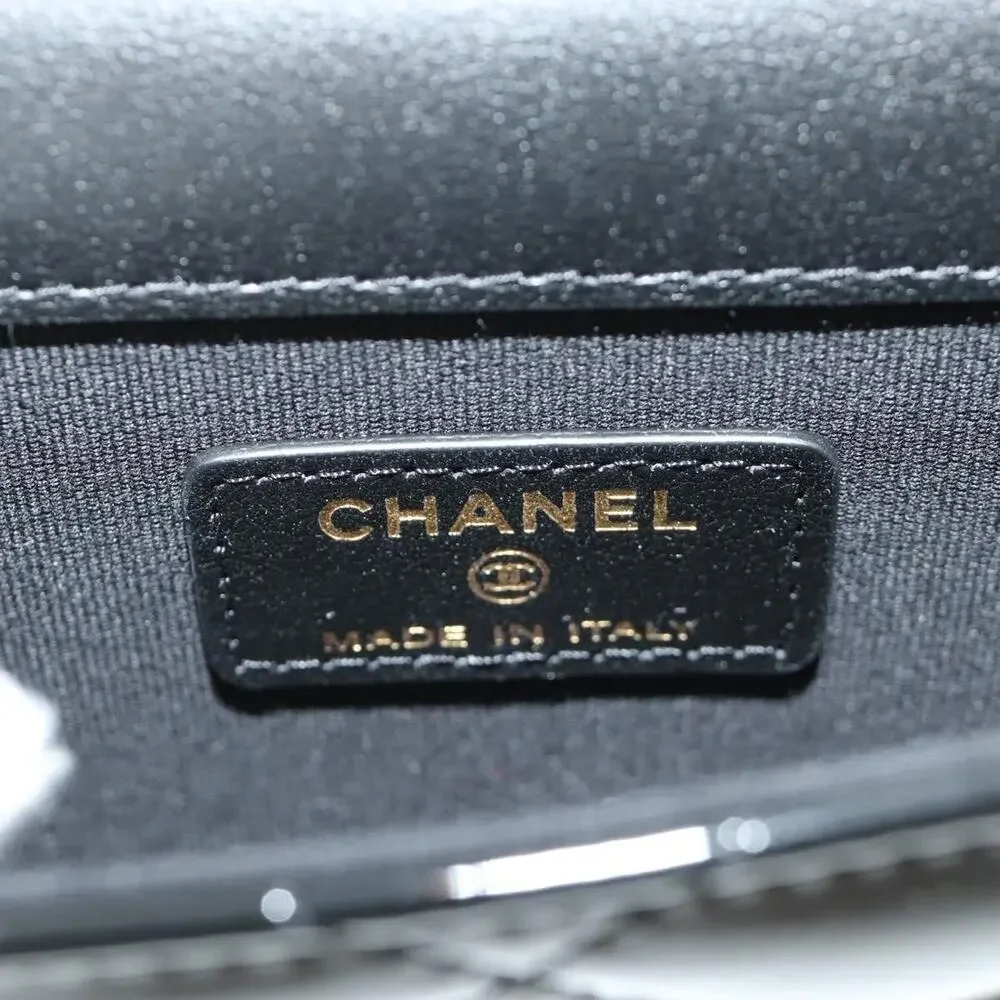 Chanel Matelasse Chain Shoulder Bag Black